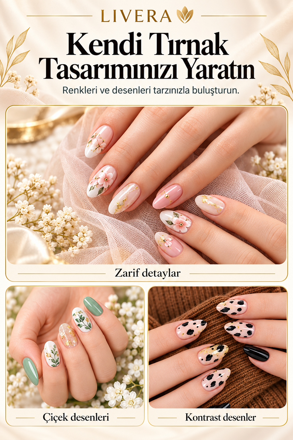 CLAW 12 Renk Nail Art Tırnak Süsleme Kalemi Seti
